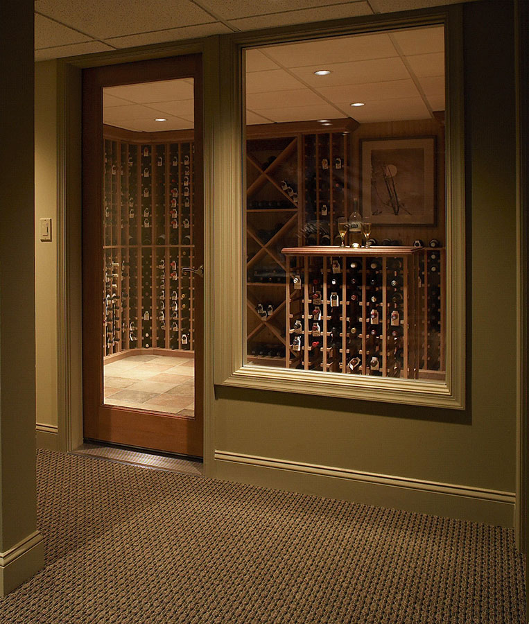 Creative Contracting designed Wine Cellar