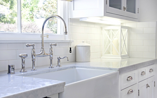 rohl farmhouse sink and faucet