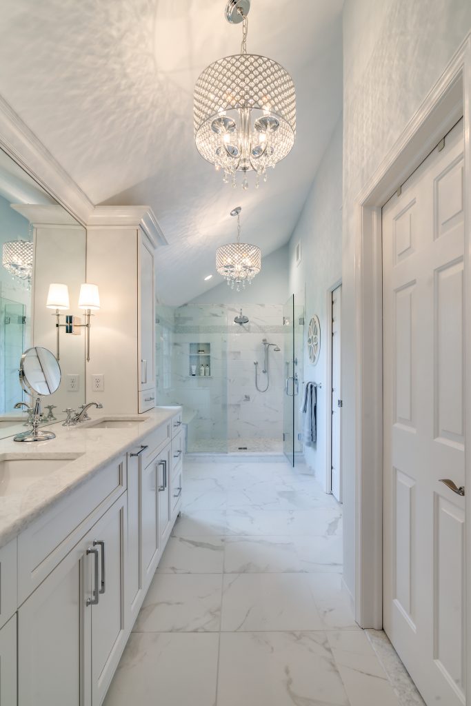 Master Bath Renovation - Counters Sinks - Luxury Finishes