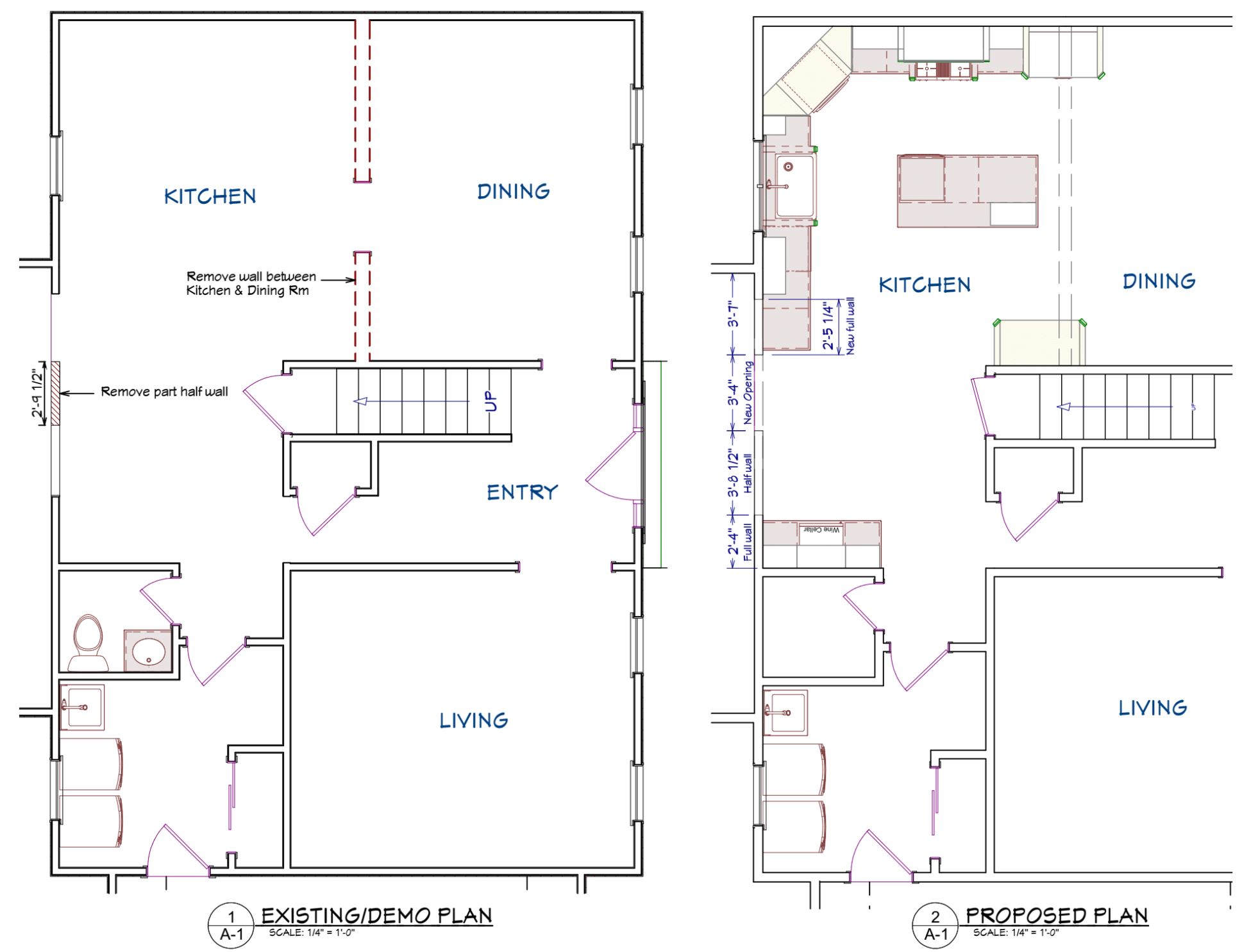 Doylestown Kitchen Plans