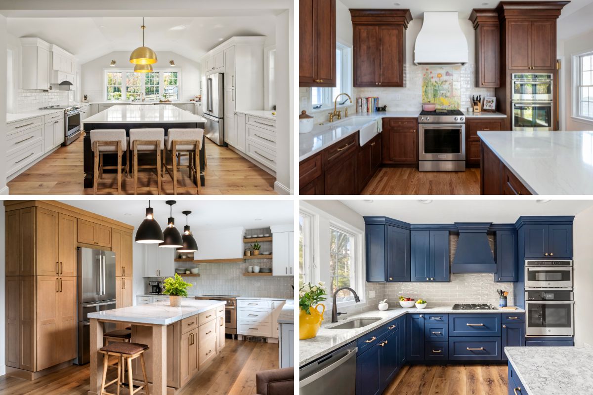 Collage of Renovated Kitchens Bucks County